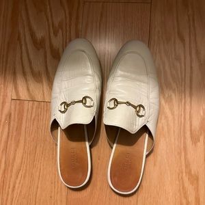 Gucci White Authentic mules size 38